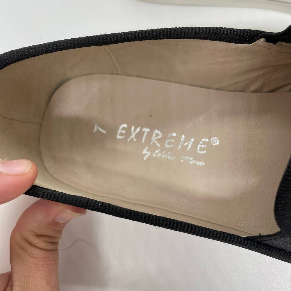 Extreme by Eddie Mark Black Silver Design Loafer 7 - Picture 7 of 8